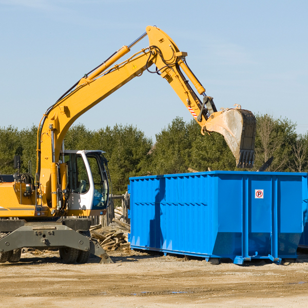 what are the rental fees for a residential dumpster in Franklinville New York